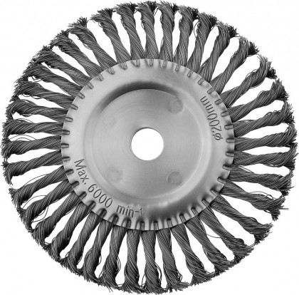 Щетка крацовка дисковая для УШМ MIRAX 35140-200