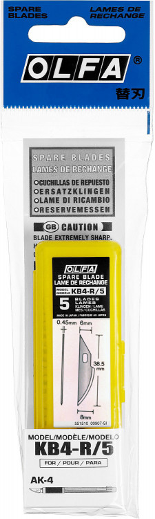 Сменные лезвия OLFA OL-KB4-R/5