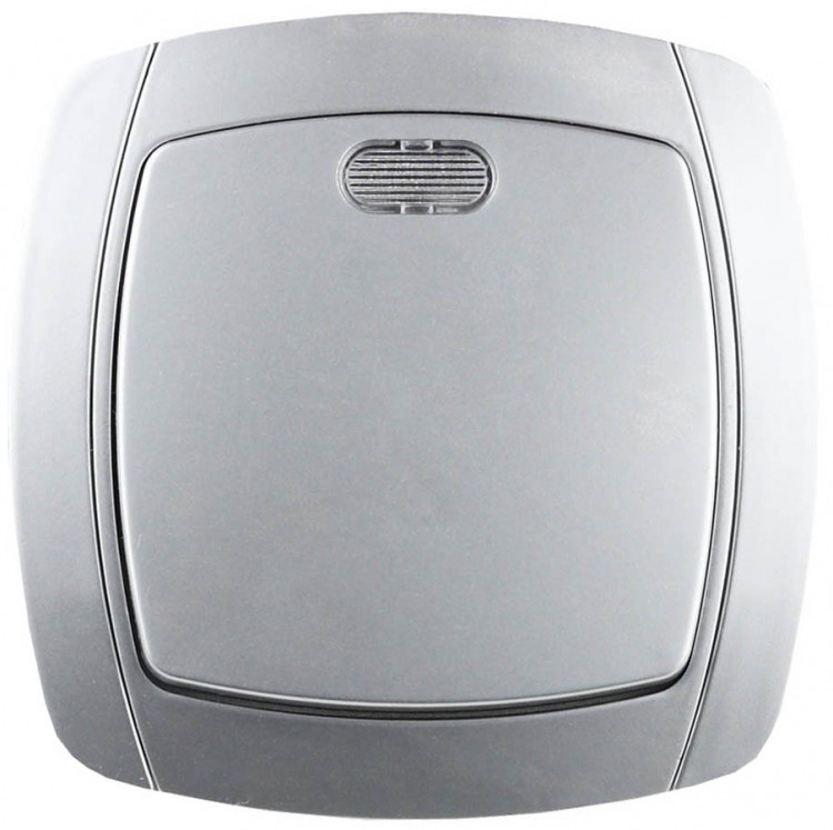 Одноклавишный выключатель с индикатором СВЕТОЗАР АКЦЕНТ SV-54231-SM