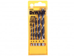Набор сверл по дереву DeWALT DT4535 (4, 5, 6, 8, 10 мм)