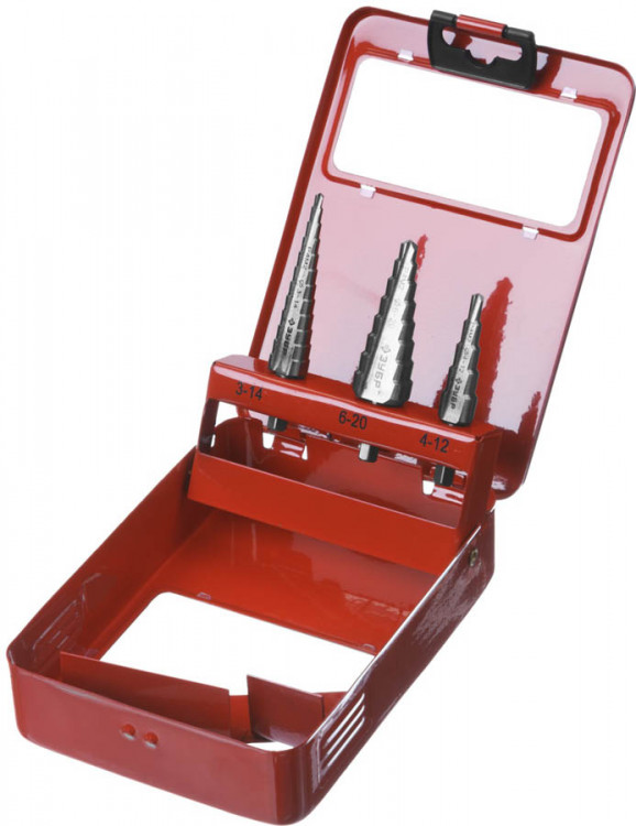 Ступенчатое сверло по металлу набор ЗУБР 29665-3-20-H3