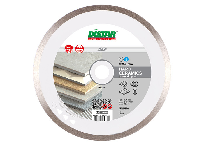Алмазный диск DISTAR 1A1R 250 Hard ceramics