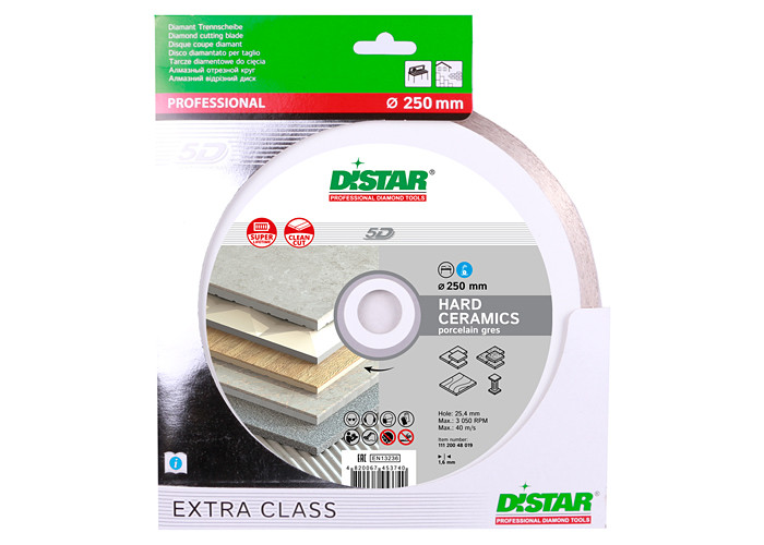 Алмазный диск DISTAR 1A1R 250 Hard ceramics
