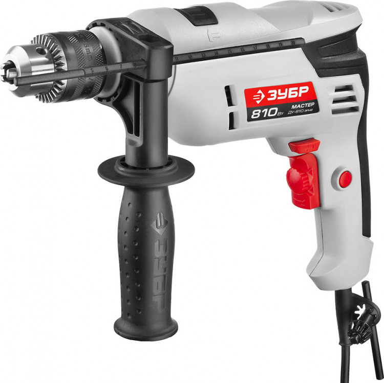 Дрель ударная электрическая ЗУБР ДУ-810 ЭРМ2