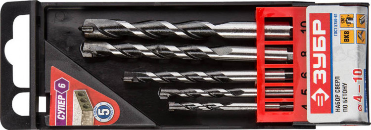 Набор сверел ЗУБР 2916-H5