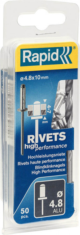 Алюминиевые заклепки RAPID 5000387