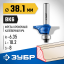 Фреза кромочная калевочная №6 ЗУБР 28707-38.1