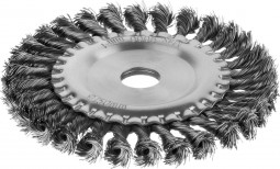 Щетка крацовка дисковая для УШМ MIRAX 35140-150