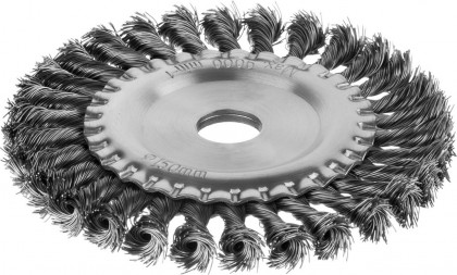 Щетка крацовка дисковая для УШМ MIRAX 35140-150