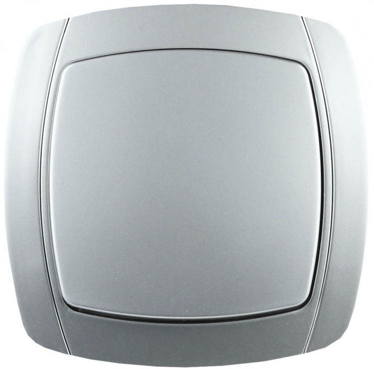 Одноклавишный выключатель СВЕТОЗАР АКЦЕНТ SV-54230-SM