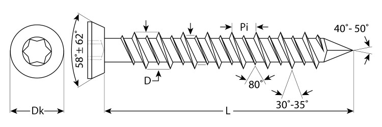 Шуруп ЗУБР 4-300480-75-072