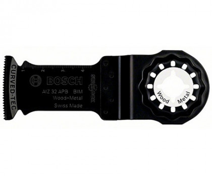 Погружное пильное полотно BOSCH AIZ 32Х50 APB Wood and Metal (10 шт.)