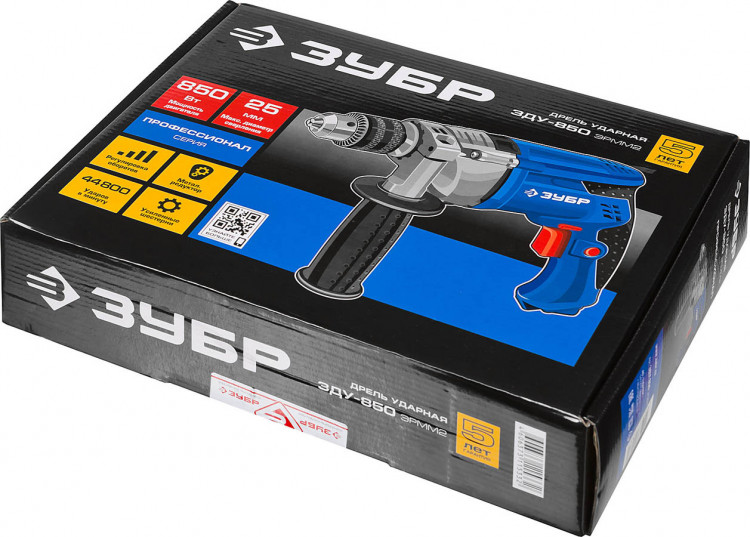 Дрель ударная электрическая ЗУБР ЗДУ-850 ЭРММ2