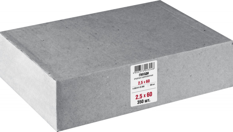 Гвозди ершеные ЗУБР 4-305141-25-060