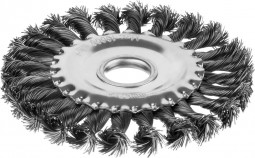 Щетка крацовка дисковая для УШМ MIRAX 35140-125