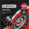 Щетка крацовка дисковая для УШМ MIRAX 35140-125