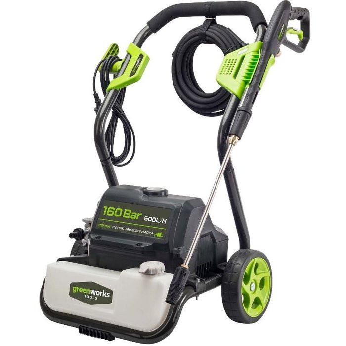 Мойка высокого давления электрическая Greenworks GPWG8II 5106807, 2800 Вт, 160 бар