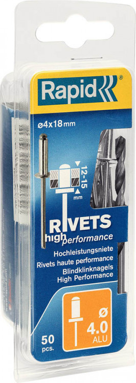 Алюминиевые заклепки RAPID 5000386