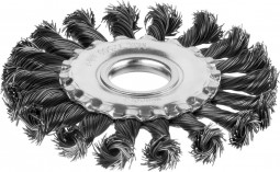 Щетка крацовка дисковая для УШМ MIRAX 35140-100