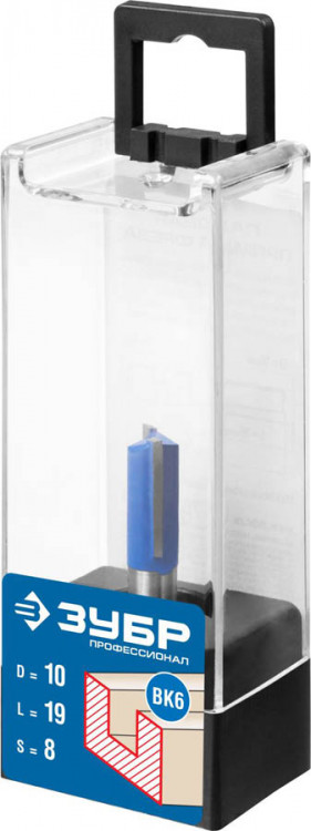 Фреза пазовая прямая ЗУБР 28753-10-19