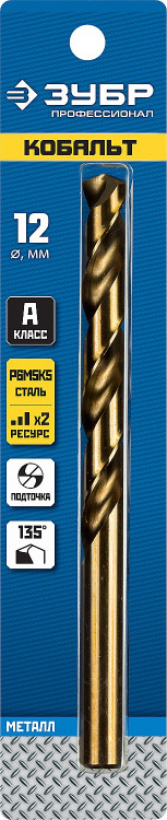 Сверло ЗУБР 29626-12