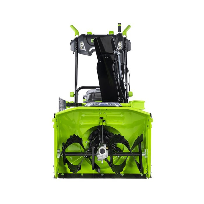 Снегоуборщик аккумуляторный 82V GREENWORKS GD82ST56 + три аккумулятора GD-82 82V G82B5 и зарядное устройство на 2 слота G82C2 82V по СПЕЦИАЛЬНОЙ ЦЕНЕ