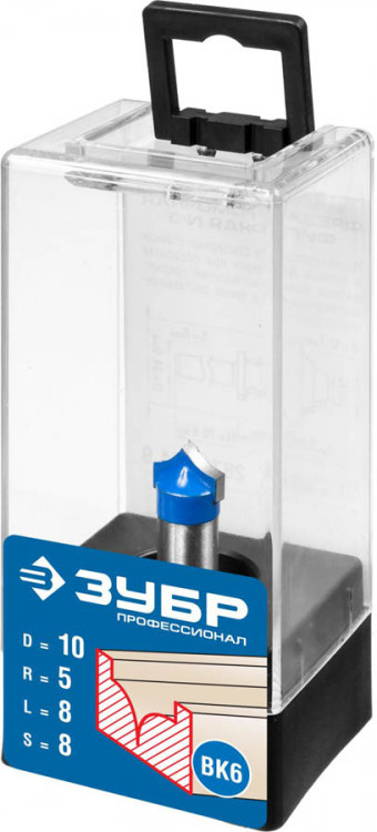 Фреза пазовая фасонная №4 ЗУБР 28743-10-8