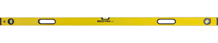 Уровень строительный STAYER 3471-150_z01 предназначен для контроля горизонтальности и вертикальности поверхностей. Три ударозащищенные колбы (1 поворотная). Точность измерения 1 мм/м. Особо усиленный профиль. Поворотная колба на 360°.
