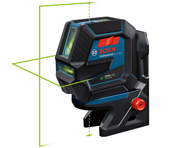 Линейный нивелир BOSCH GCL 2-50 G + RM 10 + DK 10 + кейс