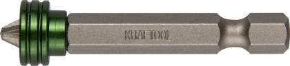 Профессиональные биты KRAFTOOL «MAGNET-X» 26128-2-50-1 со встроенным магнитным держателем крепежа предназначены для монтажа и демонтажа резьбовых соединений.