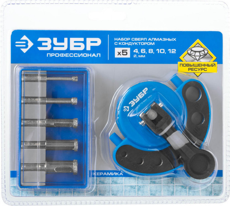 Алмазное трубчатое сверло ЗУБР 29851-H6