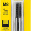 Набор метчиков STAYER 28025-08-1.0-H2