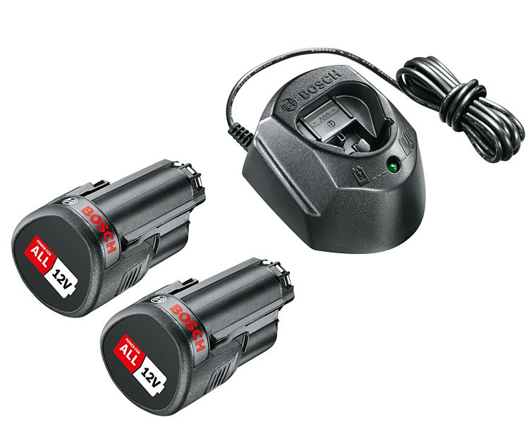Аккумулятор BOSCH Набор 12 V 2 x 1.5 А ч, GAL 1210 CV