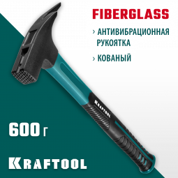 Молоток кровельщика с фиберглассовой рукояткой KRAFTOOL Fiberglass 20182