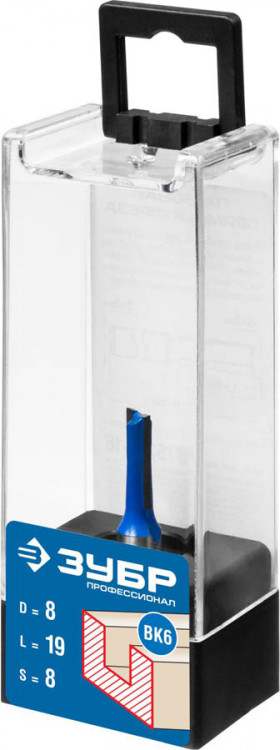 Фреза пазовая прямая ЗУБР 28753-8-19