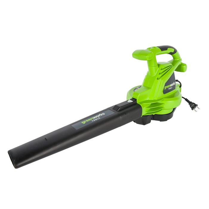 Воздуходув-Садовый Пылесос электрический Greenworks GBV2800, 2800W
