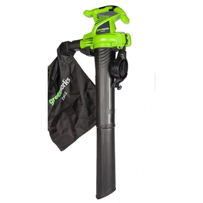 Воздуходув-Садовый Пылесос электрический Greenworks GBV2800, 2800W