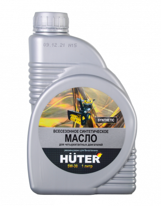 Масло моторное 5W-30 синтетическое для четырёхтактных двигателей Huter