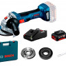 Аккумуляторная болгарка BOSCH GWS 180-LI + GBA 18V 4.0Ah