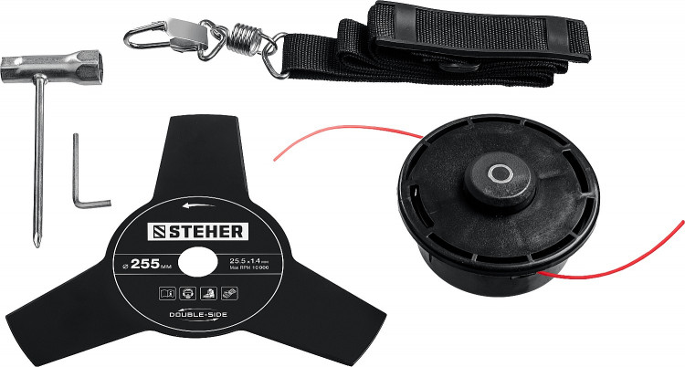 Электрический триммер (сетевая коса) STEHER SEB-42-1700