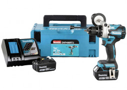 Аккумуляторная ударная дрель-шуруповерт MAKITA DHP486RTJ