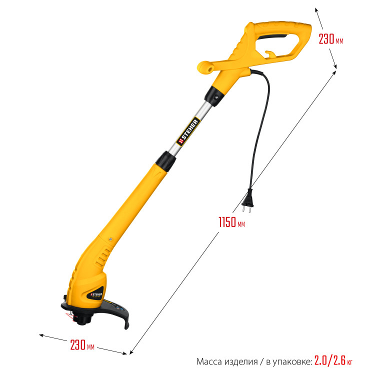 Электрический триммер STEHER TEL-25-400