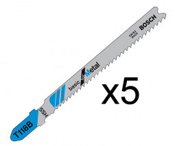 Пилка по металлу Bosch T 118 B, 1,9-2,3?92 мм, 5 шт.