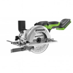 Циркулярная мини пила аккумуляторная Greenworks G24MCS 1501207, 24V, бесщеточная, без АКБ и ЗУ