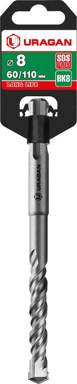 Бур по бетону SDS Plus URAGAN 29311-110-08