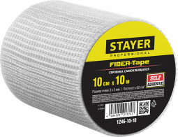 Сетка самоклеящаяся стеклотканевая STAYER 1246-10-10