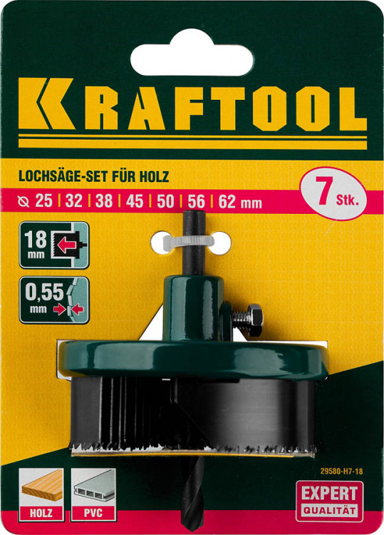 Пила наборная по дереву KRAFTOOL 29580-H7-18