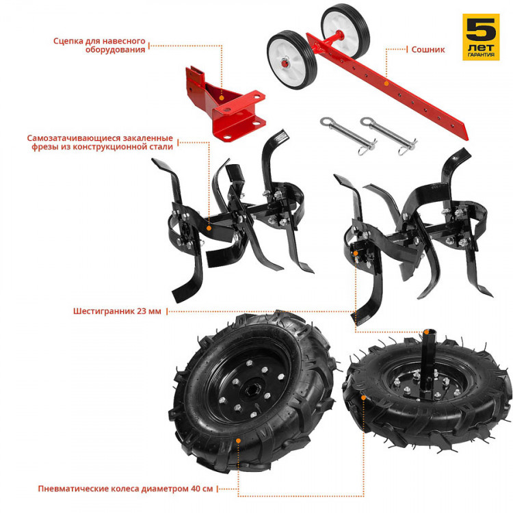 Мотоблок ЗУБР МТБ-300