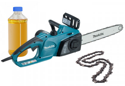 Цепная электропила MAKITA UC4041A + пильная цепь