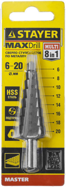 Сверло Stayer 29660-6-20-8